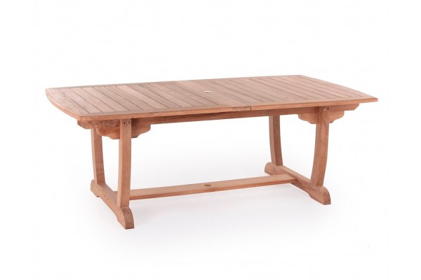 Calais Table with 2 extendable plates - Core Teak