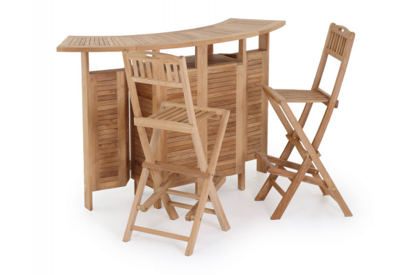 Bar Set – Bar Desk w/ 2 Jakarta Bar Chairs