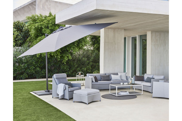 Parasol colgante Caneline Hyde 3x3 m - Gris...