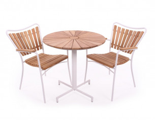 Barcelona 70cm WHITE Cafe set