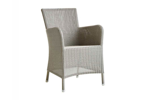 Caneline Hampsted chair w/armrest - Taupe