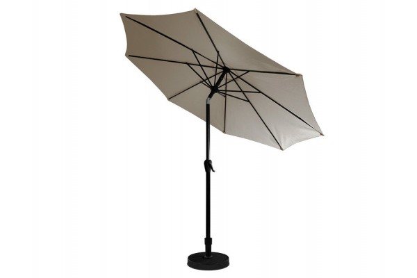 Alu Parasol 3 meters with tilt - TAUPE