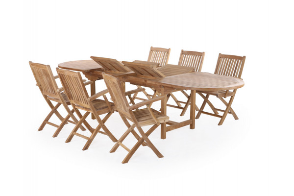 Alma Mia Garden furniture set - Core teak