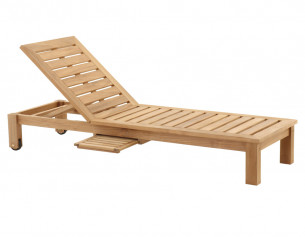 Lydia sunbed - Core Teak