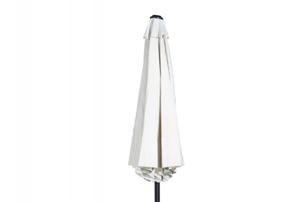 Alu Parasol 3 meters with tilt - White