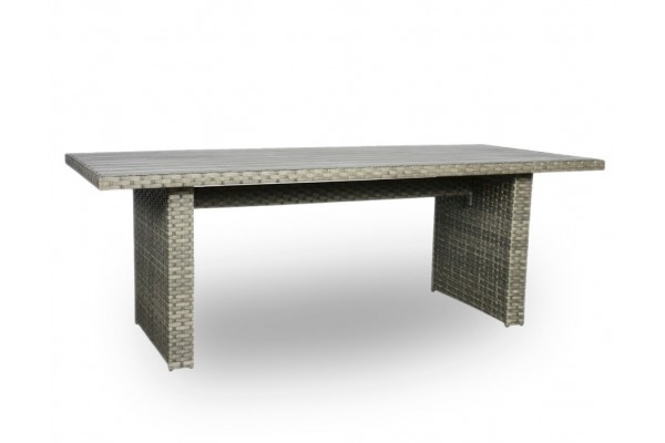 Rio Grey Garden Table - 94 by 210 cm