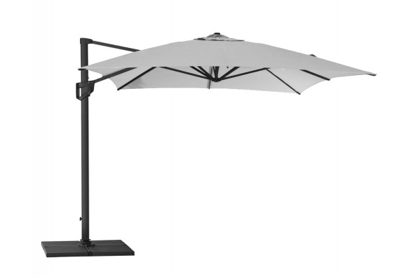 Caneline Hyde Hanging parasol 3x4 m - Light grey