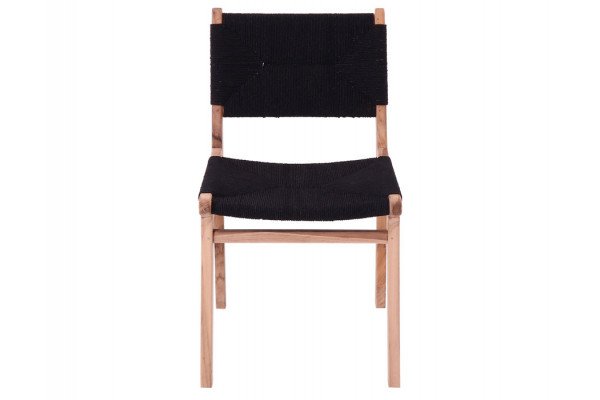 Jenny dining chair - Teak/flat - Black