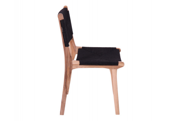 Jenny dining chair - Teak/flat - Black