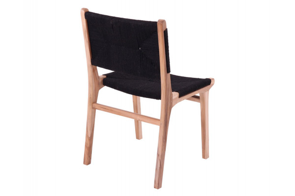 Jenny dining chair - Teak/flat - Black