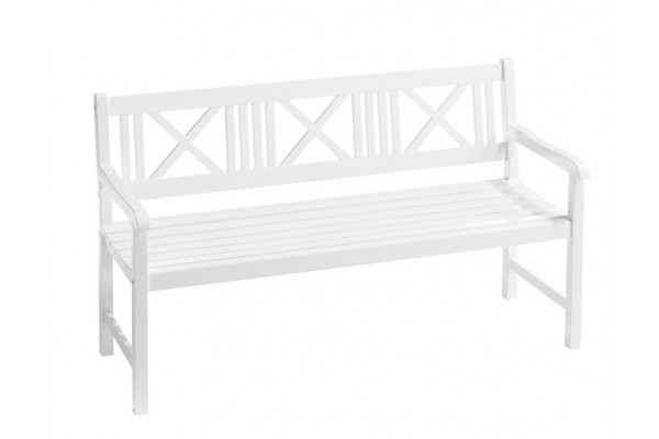 Ibiza WHITE Bench - 3 seater - 150 cm