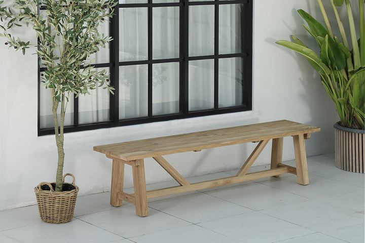 Teak garden benches