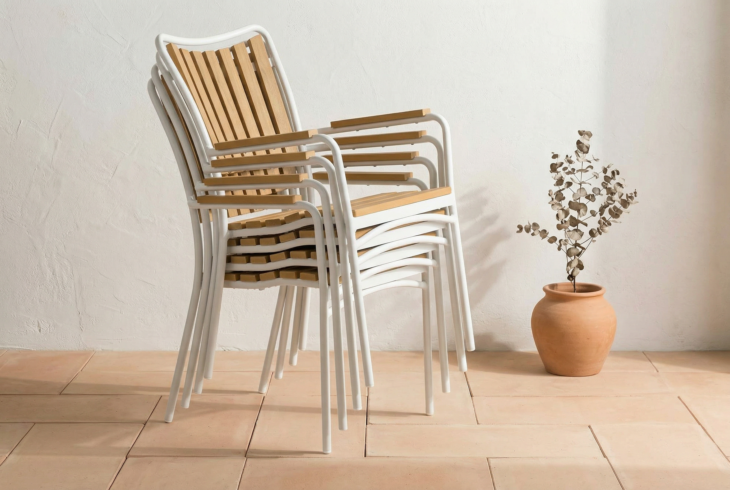 Stackable chairs