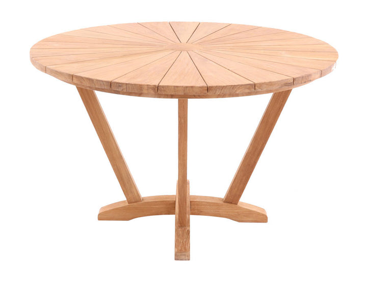 Davenport Table ROUND CORE TEAK – 120 cm