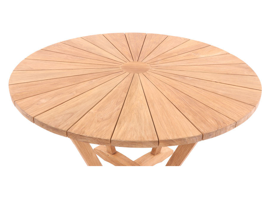 Davenport Table ROUND CORE TEAK – 120 cm
