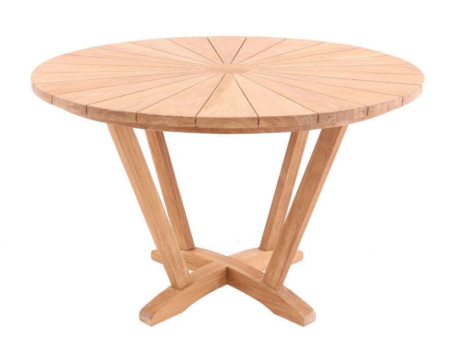 Davenport Table ROUND CORE TEAK – 120 cm