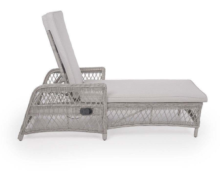Valencia Sunbed LIGHT GREY – incl. cushion