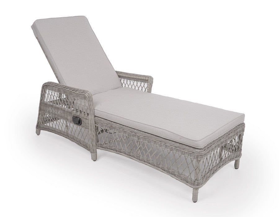 Valencia Sunbed LIGHT GREY – incl. cushion