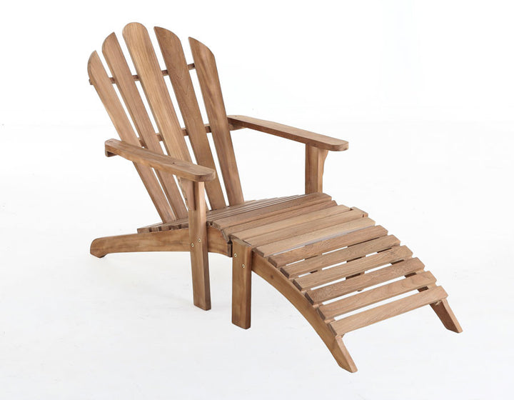 Adirondack Chair CORE TEAK - w/ stool