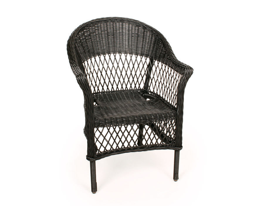 Valencia Garden Furniture Set BROWN – Ø130 cm w/ 4 Chairs - incl. cushions