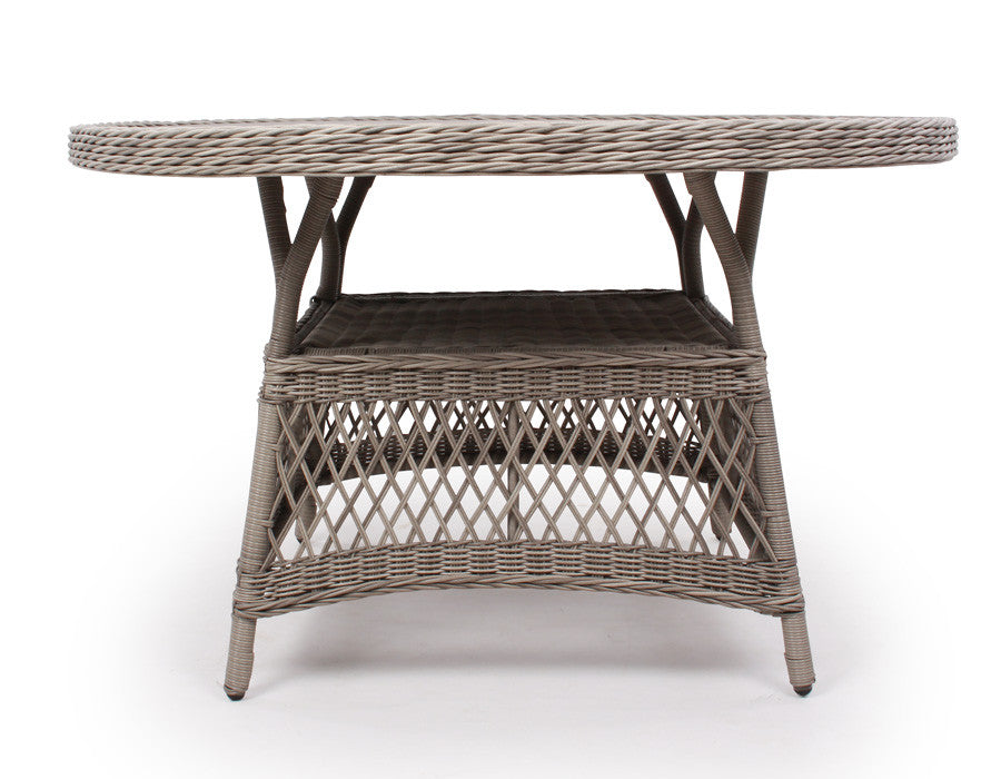 Valencia Garden Table ROUND BROWN – 130 cm
