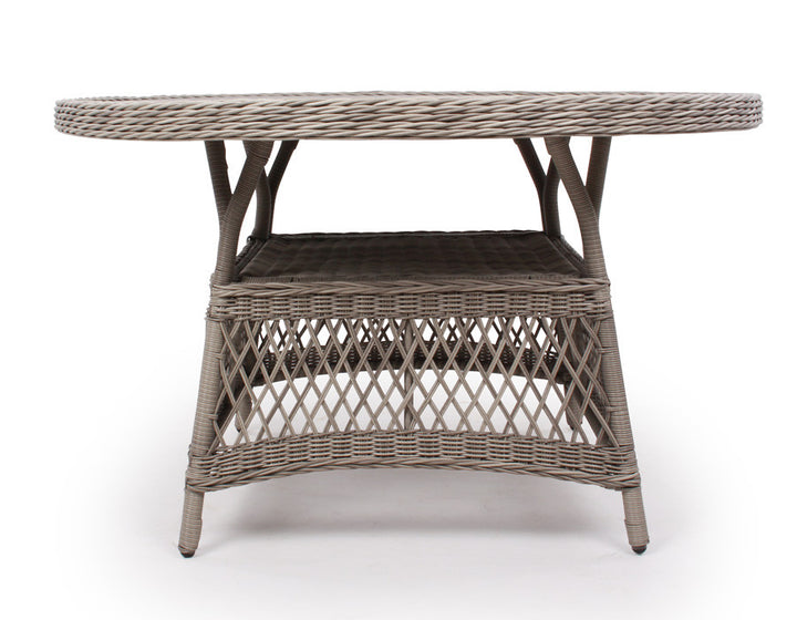 Valencia Garden Table ROUND BROWN – 130 cm