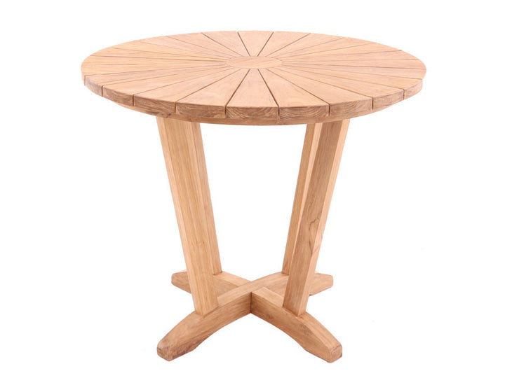 Davenport Table ROUND CORE TEAK – 90 cm