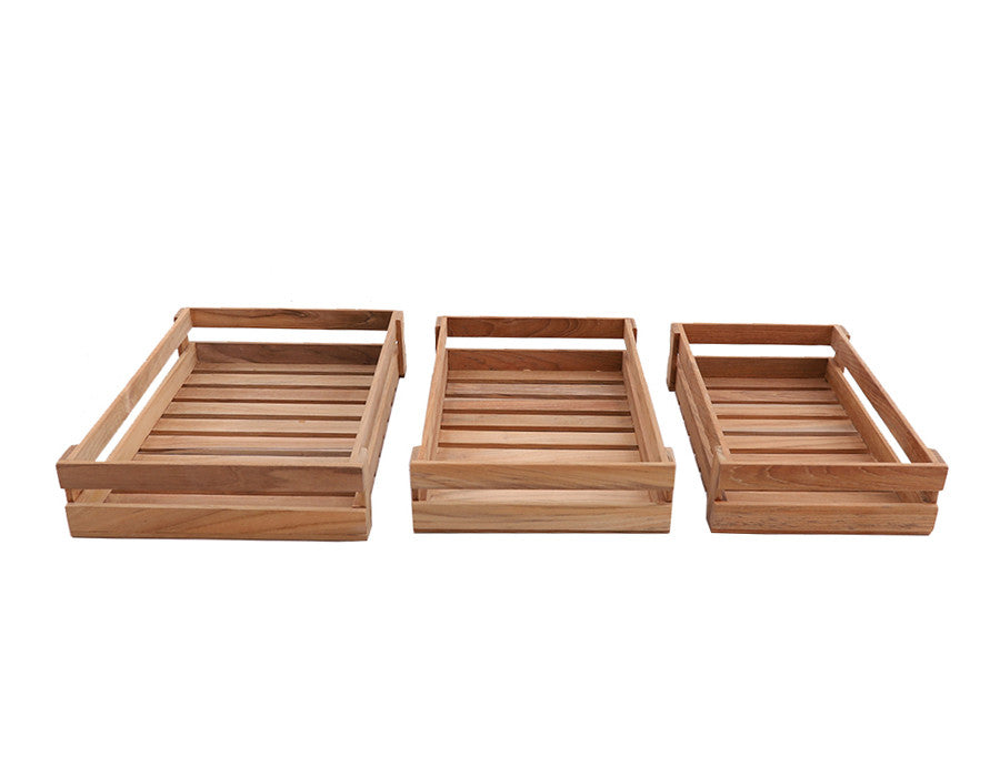 Wooden Decoration Boxes – Set of 3 Pieces