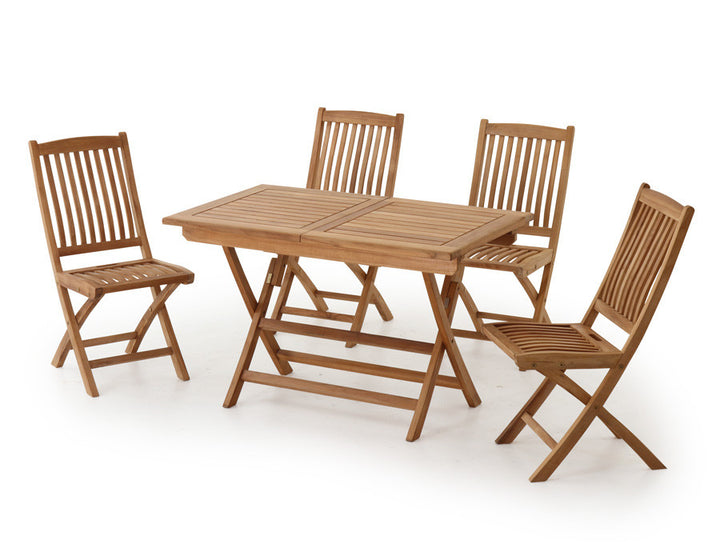 Sofia Garden Furniture Set – w/ Extendable Table & Mia Chairs
