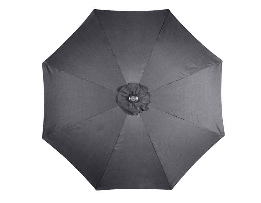 Aluminium Market Parasol GREY – Ø3 m w/ Tilt