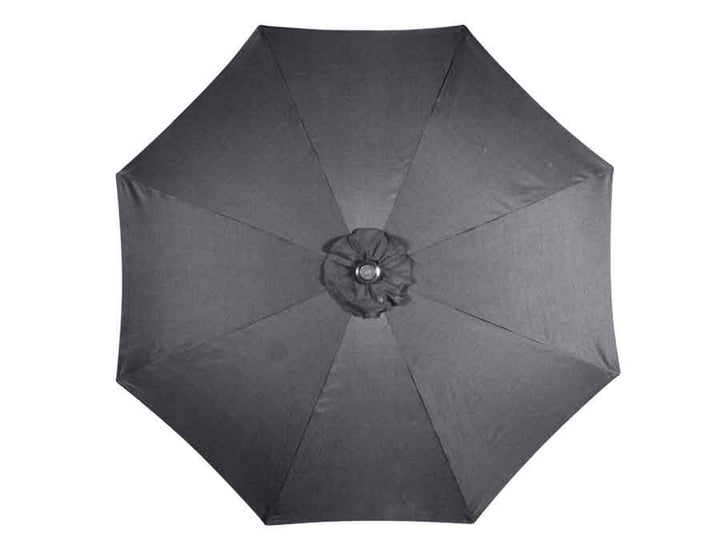 Aluminium Market Parasol GREY – Ø3 m w/ Tilt