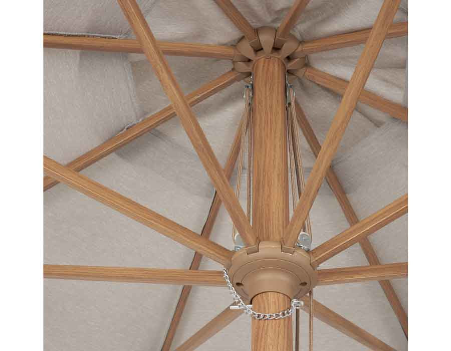 Market Parasol BEIGE – Ø3.5 m