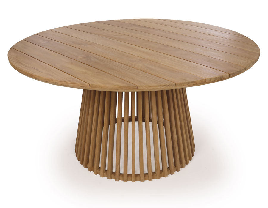 Luna Garden Furniture Set TEAK – 150 cm w/ Geneva DUSTY Chairs