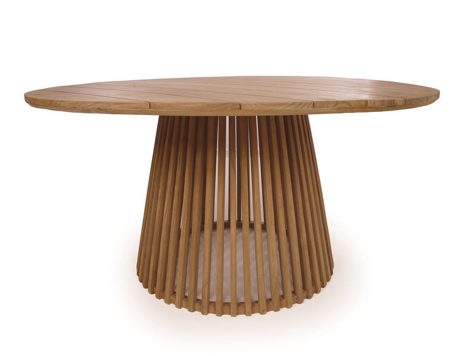 Luna Garden Furniture Set TEAK – 150 cm w/ Mia Chairs w/ Armrests
