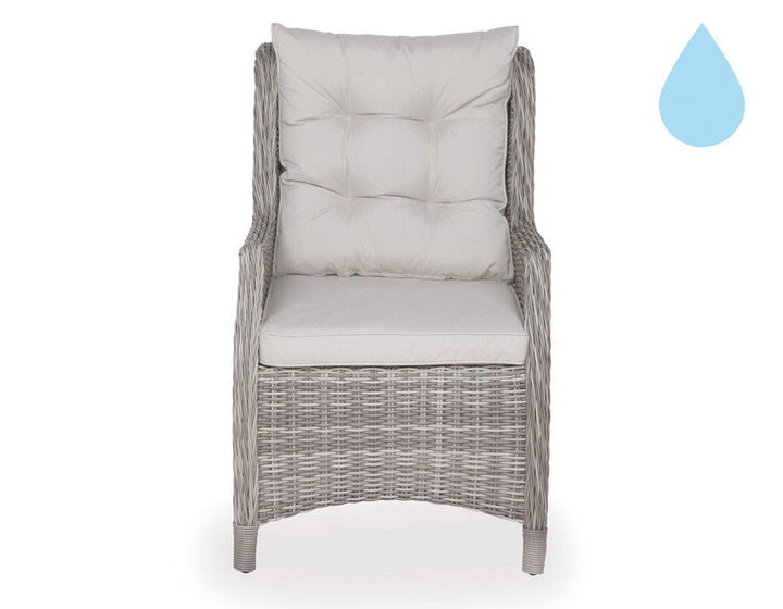 Rio Lounge Chair LIGHT GREY – incl. water-resistant cushion