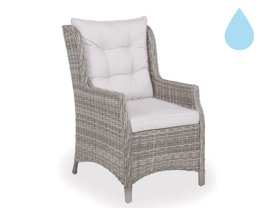 Rio Lounge Chair LIGHT GREY – incl. water-resistant cushion