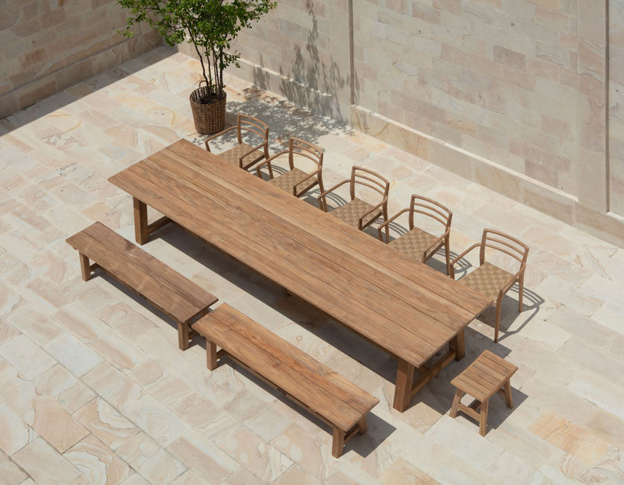 Hercules Table 100x400 cm - CORE TEAK