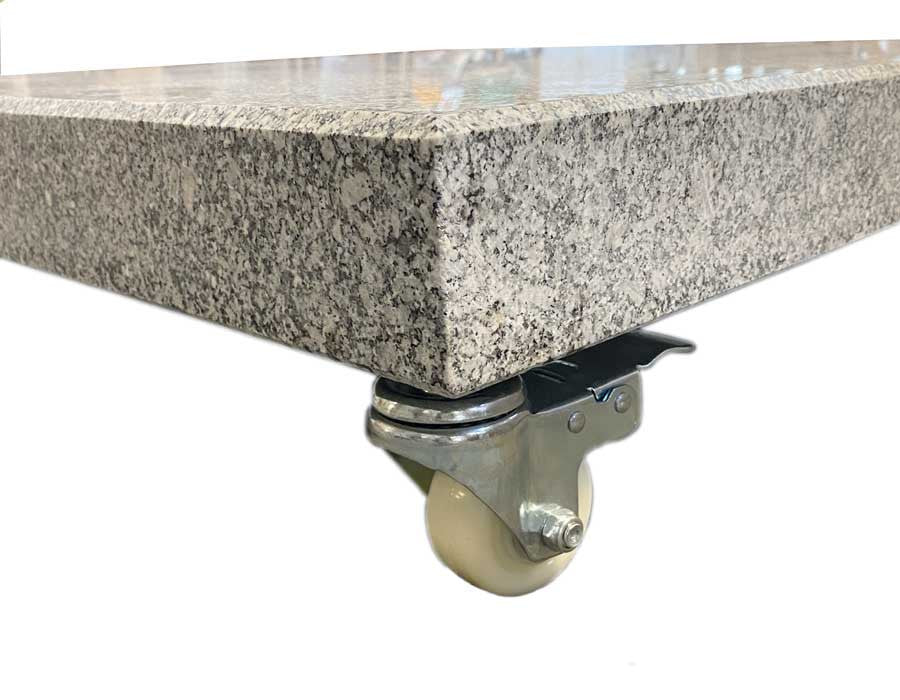 Parasol Base GRANITE – 90 kg w/ Wheels for Hanging Parasol