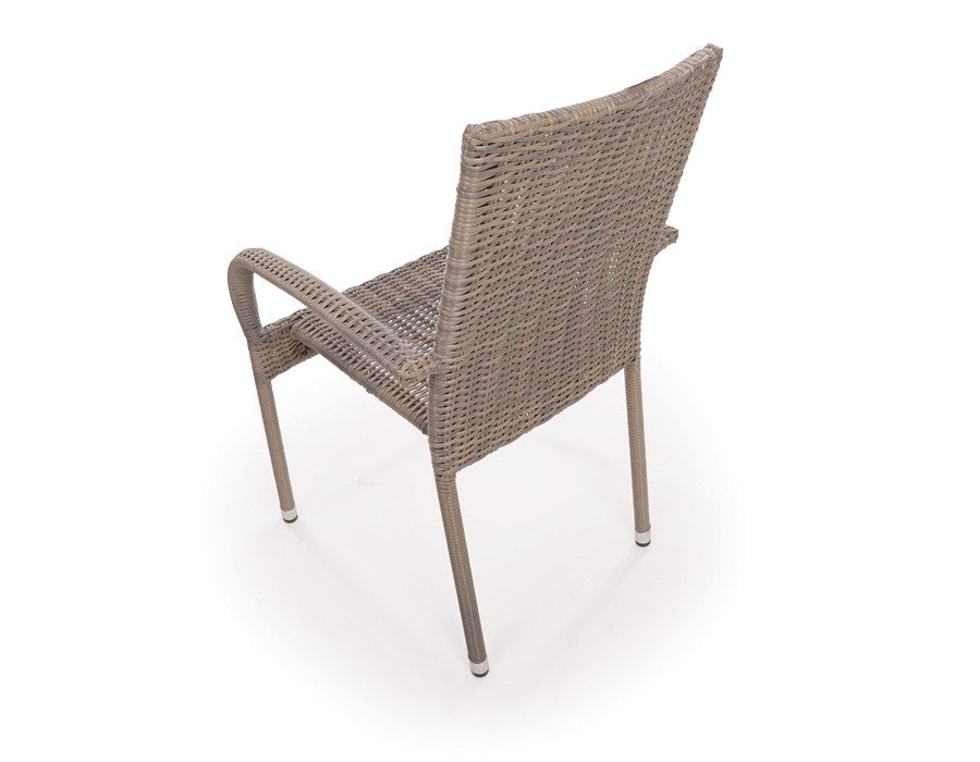 Luna Garden Furniture Set TEAK – 180 cm w/ Geneva DUSTY Chairs