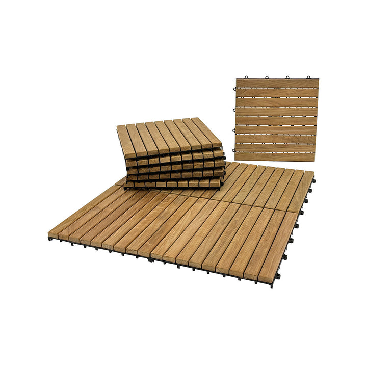 Teak Tile – Straight