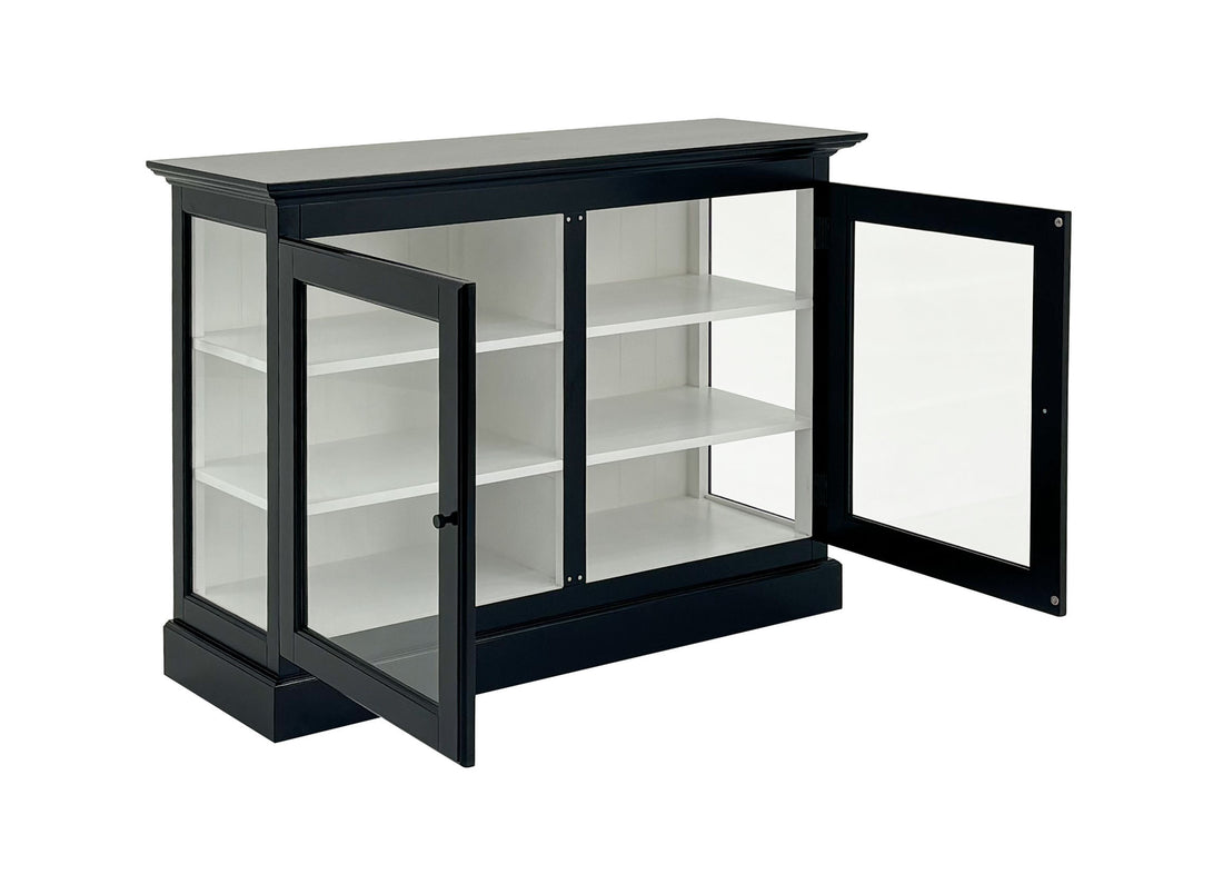 Oliver Cabinet BLACK/WHITE – Low Model