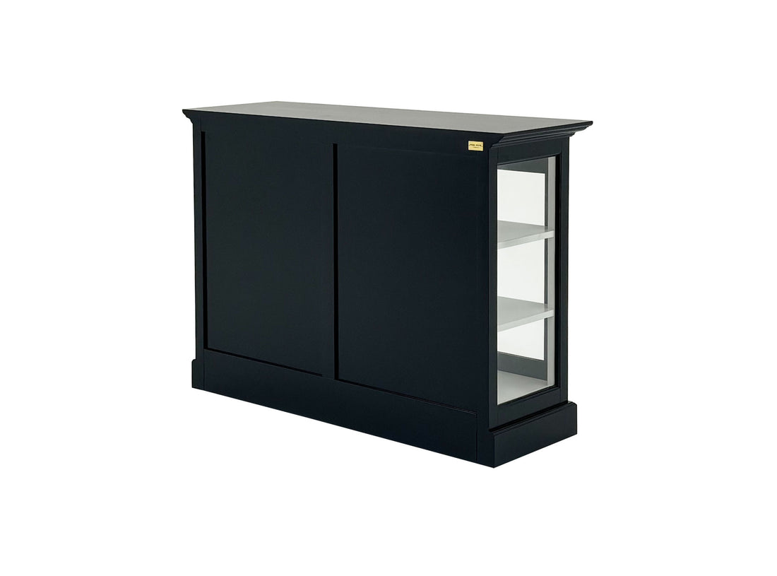 Oliver Cabinet BLACK/WHITE – Low Model