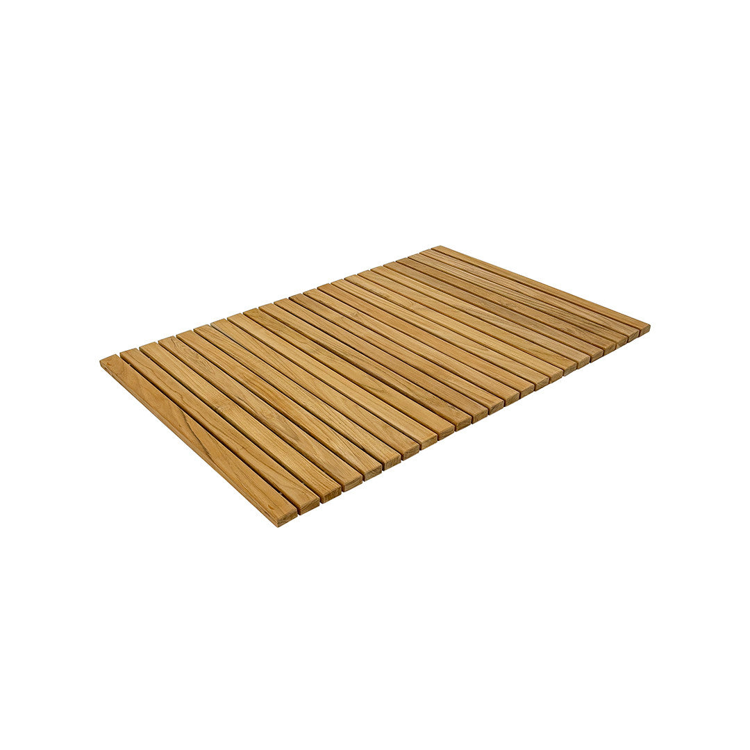 Shower Mat w/ Lines CORE TEAK – 80x50 cm