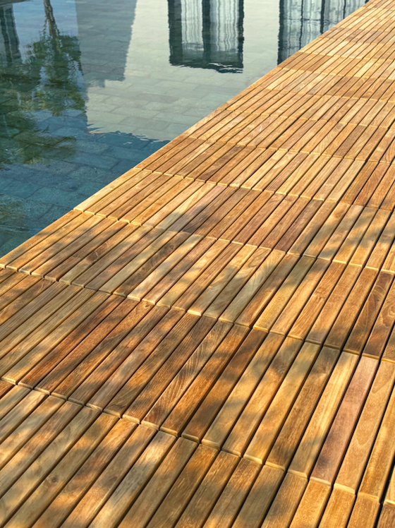 Teak Tile – Straight