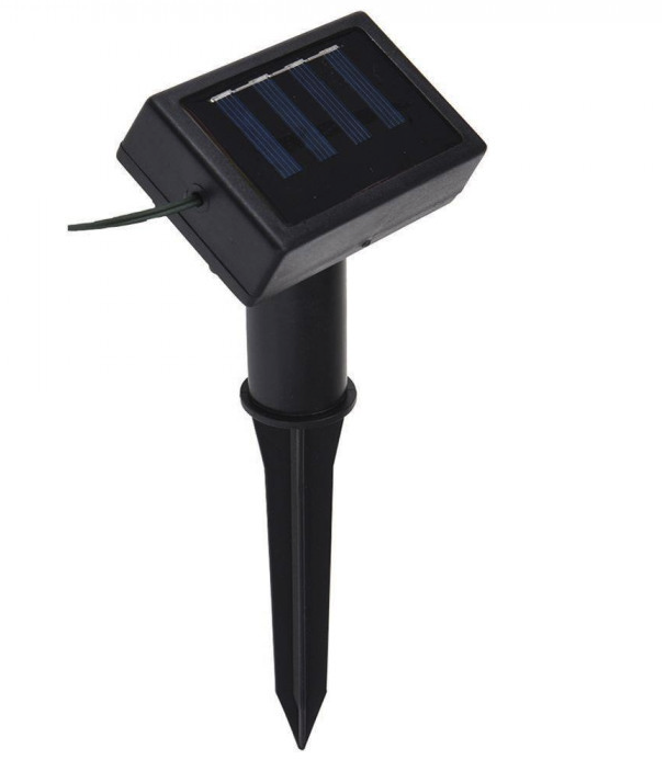 Solar Light Chain – w/ 10 LED Bulbs, White