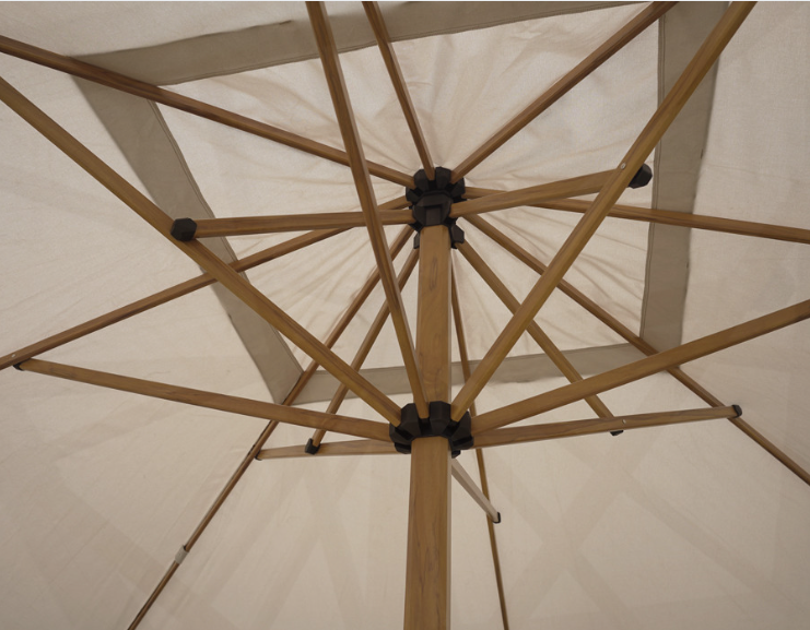 Market Parasol LIGHT GREY – 4x4 m