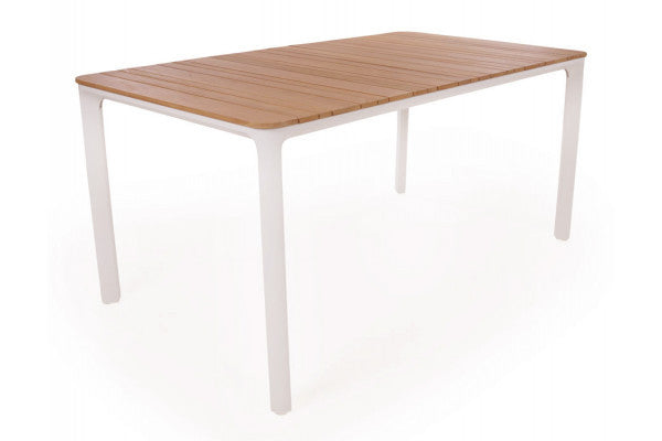 Ronja Garden Table – 90x160 cm - SAND/TEAK