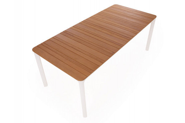 Ronja Garden Table – 90x200 cm - SAND/TEAK