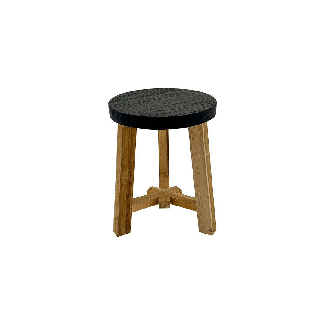 Ophelia Stool BLACK TOP – CLASSIC TEAK