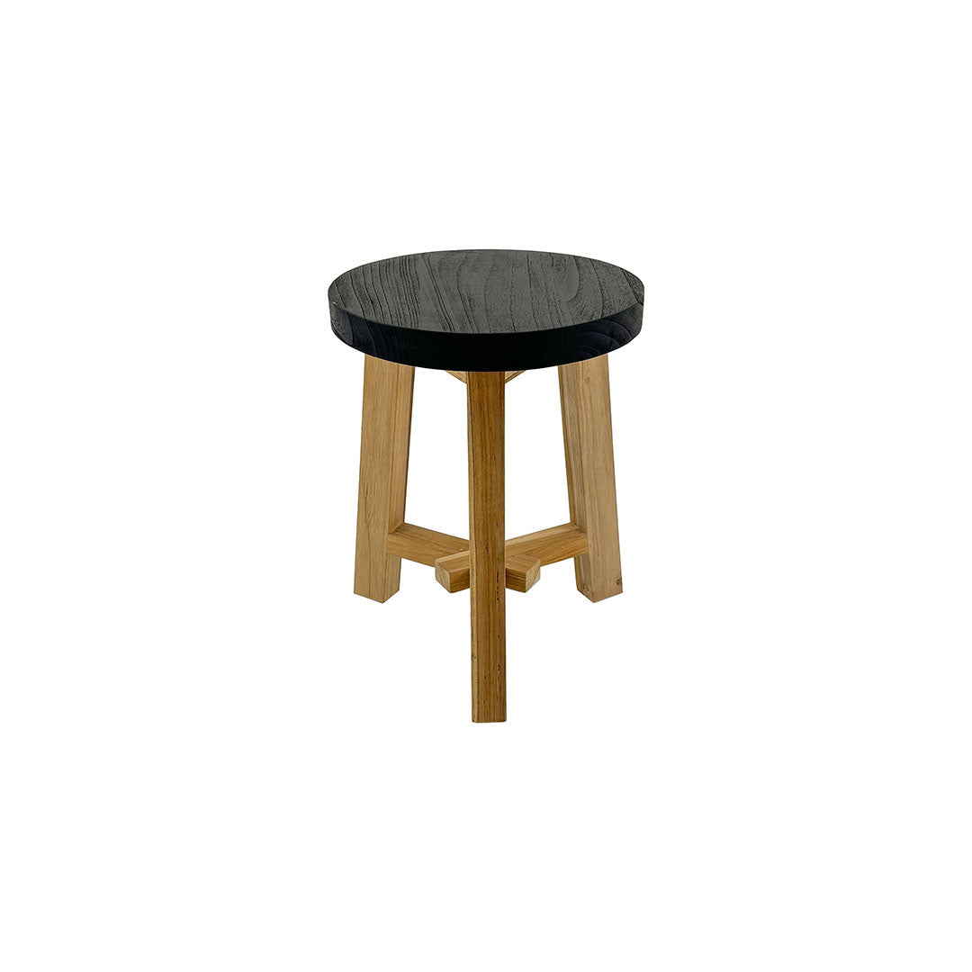 Ophelia Stool BLACK TOP – CLASSIC TEAK